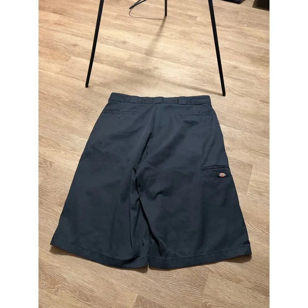 Dickies y2k 13" Loose Fit Work Shorts Black Utility Skate Workwear Mens Size 40 - Picture 3 of 3